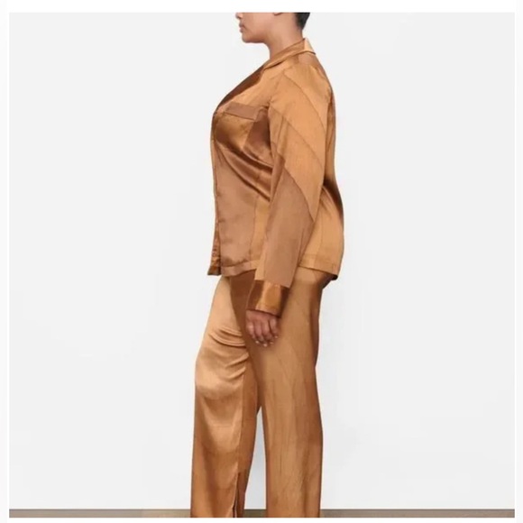 SKIMS Silk Sleep Pant NUDE PRINT (2X) Style#:AP-PNT-1141 - Picture 4 of 9